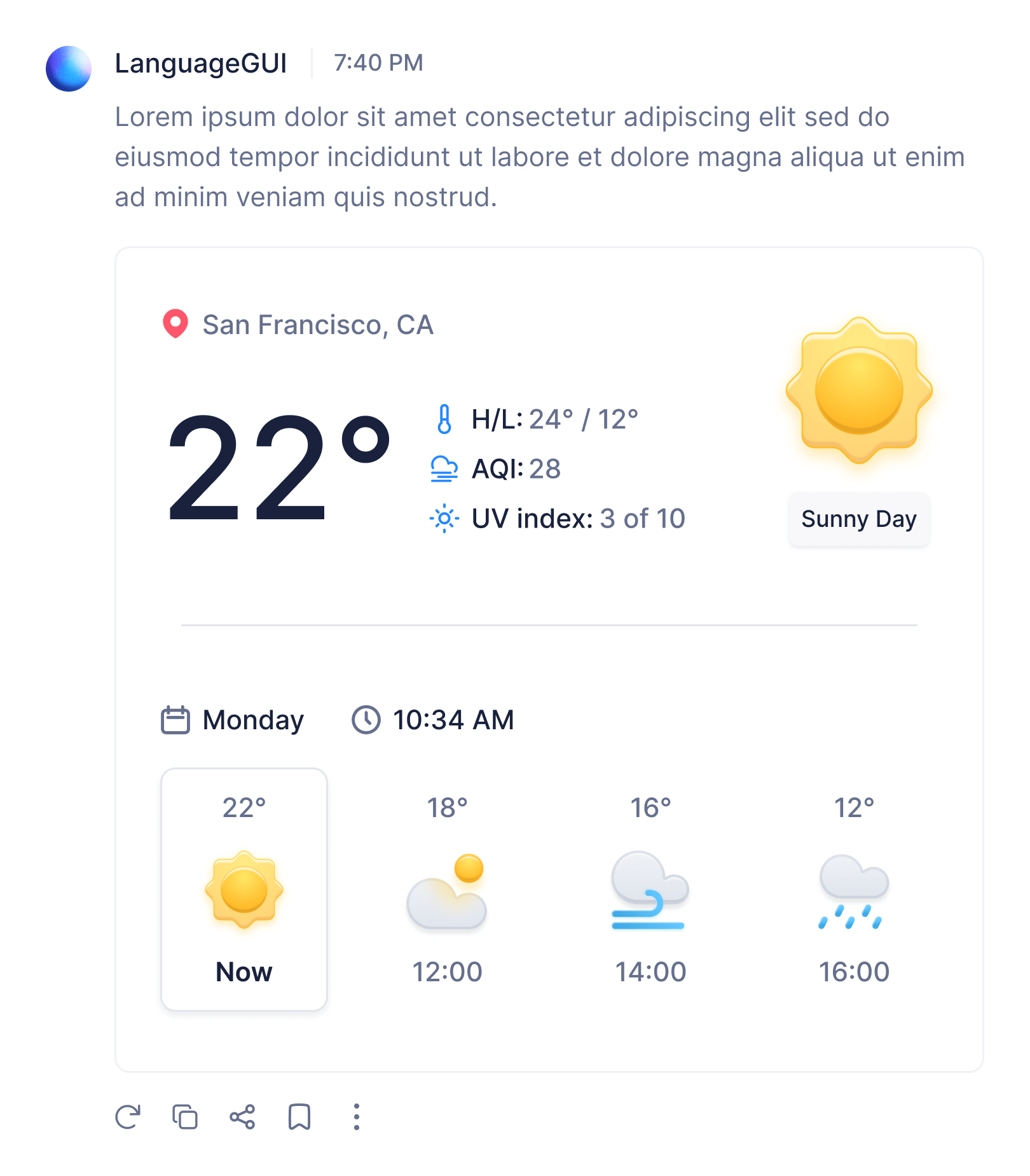 Weather Graphics - LanguageGUI